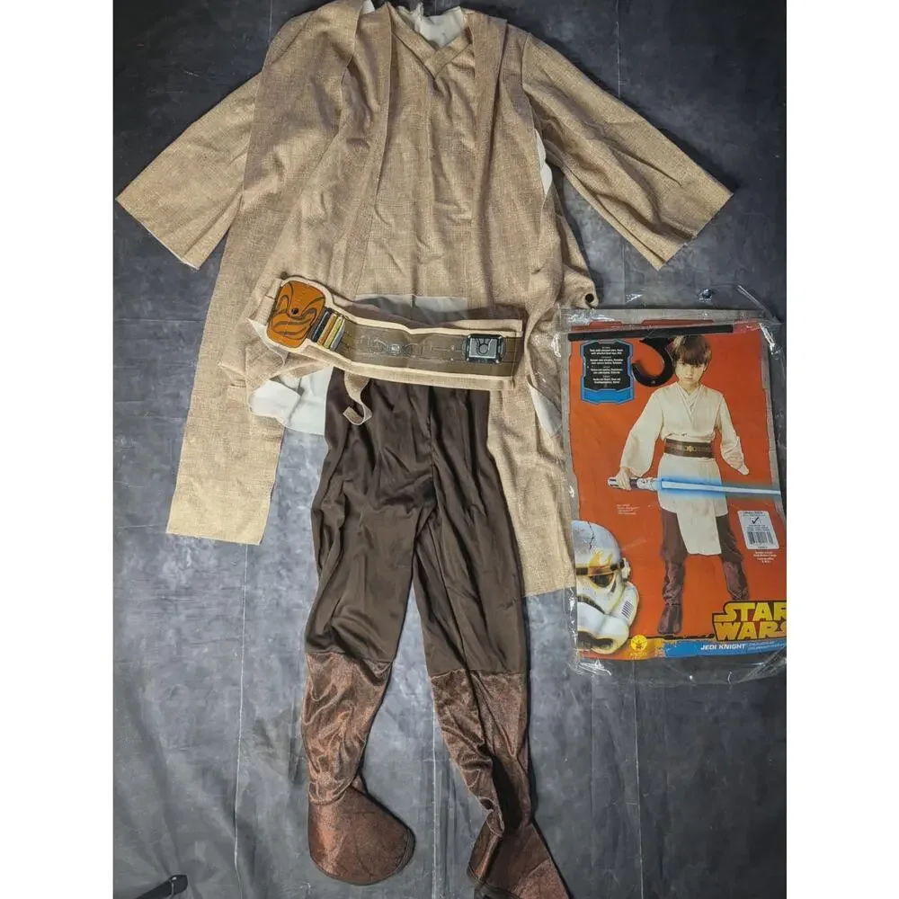 Disney Star Wars Deluxe Jedi Knight Halloween Costume Cosplay Size S 4-6 - Picture 8 of 8